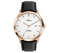 s.Oliver Herren Uhr Armbanduhr Leder SO-3477-LQ