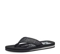 s.Oliver Herren Zehentrenner Flip Flops Sommer, Schwarz (Black), 45 EU