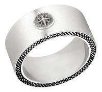 s.Oliver - Ring für Herren, Edelstahl | Kompass Herrenschmuck