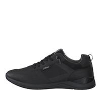 s.Oliver Herrenschuhe Sportliche Schnürer BLACK BLACK - Gr. - 44
