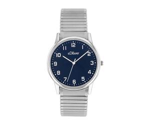 s.Oliver Herrenuhr Armbanduhr Edelstahl silber 2038598