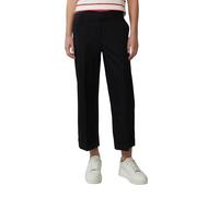 s.Oliver High-Rise-Culotte aus Baumwollstretch mit Bügelfalten schwarz 36