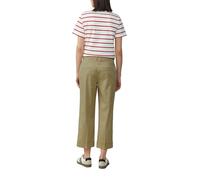 High-Rise-Culotte aus Baumwollstretch mit Bügelfalten 46 braun 2164283.8363.46