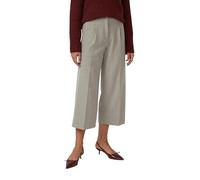 High Rise Culotte aus Flanell mit klassischer Bundfalte 40 Beige 2171030.9400.40
