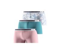 s.Oliver Herren 98799021 Boxershorts, Rose+Petrol+AOP, XXL (3er Pack)