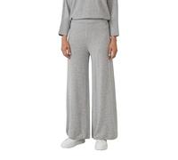 Hochwertige Strickhose aus Kaschmirmix mit Extra-Wide-Leg 38 grau 2170621.9400.38