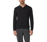 s.Oliver Hochwertiger Feinstrick-Pullover mit Polokragen aus Baumwoll-Modal-Mix