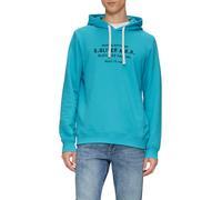 s.Oliver Hoodie aus Sweat-Ware mit Stickerei Herren Türkis Größe S