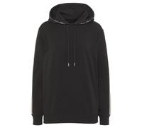 Hoodie S.OLIVER "- Kapuzensweatshirt" Gr. 36/38, schwarz (schwarz, beige) Damen Sweatshirts (57763226-36) schwarz, beige