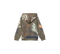 Hoodie mit All-over-Print im Graffiti-Stil 92/98 braun 2170168.89D1.92_98