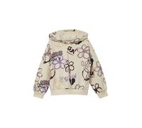 Hoodie mit All-over-Print im Graffiti-Stil 104/110 creme|mehrfarbig 2170325.04A6.104_110