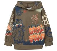 Hoodie mit All-over-Print im Graffiti-Stil 92/98 braun 2170168.89D1.92_98