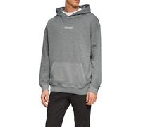 Hoodie mit Flammgarn-Struktur im Relaxed Fit M grau 2157203.95D1.M