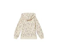s.Oliver Hoodie mit floralem All-Over-Print Beige/Mehrfarbig Größe 116/122