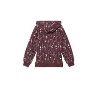 Hoodie mit floralem All-over-Print 116/122 rot|mehrfarbig 2170296.49A1.116_122