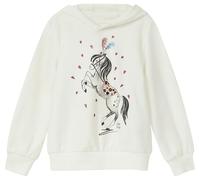 s.Oliver Hoodie mit Glitzer-Frontprint und kuscheliger Innenseite