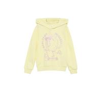 Hoodie mit Glitzerprint 104/110 gelb 2163150.1120.104_110