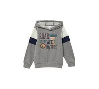 Hoodie mit Print und Kontrast-Details 140 grau|mehrfarbig 2170064.95W0.140