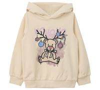 Hoodie mit Weihnachtsprint 92/98 beige 2170363.0406.92_98