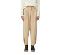 Cropped Hose mit Barrel Leg und Saum-Detail 38 braun 2176685.8401.38
