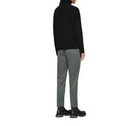 Gemusterte Stoffhose mit elastischem Bund 46 schwarz 2157189.99B5.46