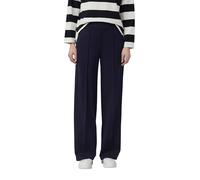 s.Oliver Red Label - Hose aus Interlockjersey mit Elastikbund blau - Gr. - 46