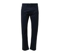 Regular Fit: Fein gemusterte Hose aus Baumwollstretch 32/32 blau 2173700.58A9.32_32
