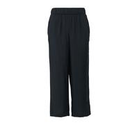s.Oliver Culotte – Strukturierte Culotte mit Elastikbund und Eingrifftaschen – Blau Größe 46