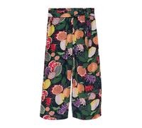 Wide-Leg-Hose aus strukturierter Viskose mit Bindegürtel 140 blau|mehrfarbig 2178262.59A2.140