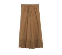 Baumwollculotte mit Lochstickerei 34 braun 2180750.8918.34