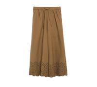 Baumwollculotte mit Lochstickerei 40 braun 2180750.8918.40