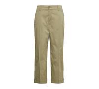 High-Rise-Culotte aus Baumwollstretch mit Bügelfalten 46 braun 2164283.8363.46