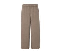 Cordhose S.OLIVER CURVE, Damen, Gr. 50, N-Gr, beige (taupe), Cord, Obermaterial: 100% Polyester, unifarben, bequem lang, Hosen Cordhose, mit Elastikbund / Große Größen (41229155-50) taupe