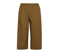 Leichte Culotte aus Popeline mit Falten 50 braun 2183038.8918.50