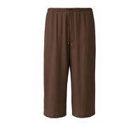 Strukturierte Culotte mit Elastikbund 52 braun 2171458.8828.52