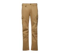 Cargohose S.OLIVER, Damen, Gr. XXL, N-Gr, tan, Web, Obermaterial: 97% Baumwolle, 3% Elasthan, unifarben, bootcut fit lang, Hosen Cargohose, mit Stretch (93892109-XXL) tan