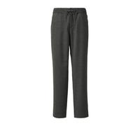 Stoffhose S.OLIVER, Damen, Gr. 42, N-Gr, dunkelgrau melange, Flanell, Obermaterial: 65% Polyester, 33% Viskose, 2% Elasthan, meliert, regular fit knöchelfrei, Hosen Stoffhose, mit elastischem Bund (48