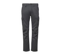 Cargohose S.OLIVER, Damen, Gr. L, N-Gr, anthrazit, Web, Obermaterial: 97% Baumwolle, 3% Elasthan, unifarben, bootcut fit lang, Hosen Cargohose, mit Stretch (42891566-L) anthrazit