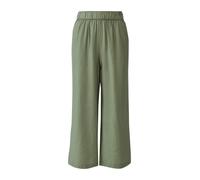 s.Oliver RED LABEL Loose Fit Culotte aus Viskose-Mix in Khaki, Größe 44