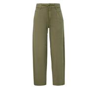 Ankle-Hose mit Garment Dye und Durchzugkordel 36 olive 2176744.7900.36
