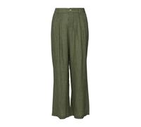 Leinenhose mit Bundfalten 36/REG olive 2176769.7900.36_REG