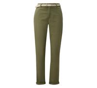 Gewaschene Chino mit Gürtel 40/REG olive 2174781.7900.40_REG