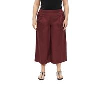 Leichte Culotte aus Popeline mit Falten 50 rot 2183038.3903.50
