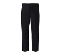 Detroit: Leinenmixhose im Relaxed Fit 34/32 schwarz 2176099.9999.34_32
