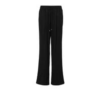 Leichte Leinenmix-Hose mit Elastikbund 40 schwarz 2171705.9999.40