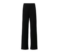 Scuba-Jogpants mit Wide Leg und Elastikbund 46 schwarz 2170098.9999.46
