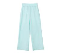 Fließende Hose mit Elastikbund und Wide Leg 146 türkis 2176060.6491.146