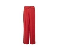 Wide-Leg-Hose aus Viskosemix mit Stoffgürtel 36 rot 2164299.3090.36