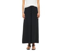 Wide-Leg-Hose aus gecrêptem Viskosemix 36 schwarz 2180741.9999.36