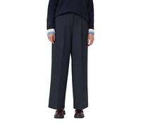 Hose aus Interlockjersey mit Wide Leg und Nadelstreifen 38/REG blau 2169121.59G7.38_REG